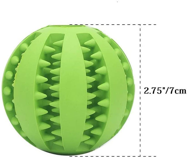 Benepaw Durable IQ Treat Ball For Dogs Nontoxic Rubber Food Dispensing Pet  Toys For Small Medium Large Dogs Teeth Cleaning - AliExpress