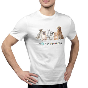 Men's T -Shirt, Crew Neck | Adopting a Puppy