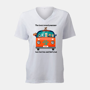 Women's T -Shirt The Best Travel Pawtner