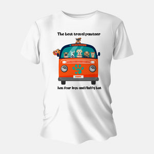 Men's T -Shirt, Crew Neck | The Best Travel Pawtner